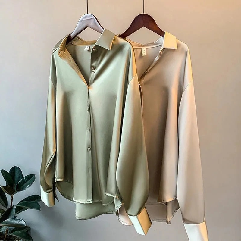 Long Sleeve Blouse for Women – Elegant Classic Top