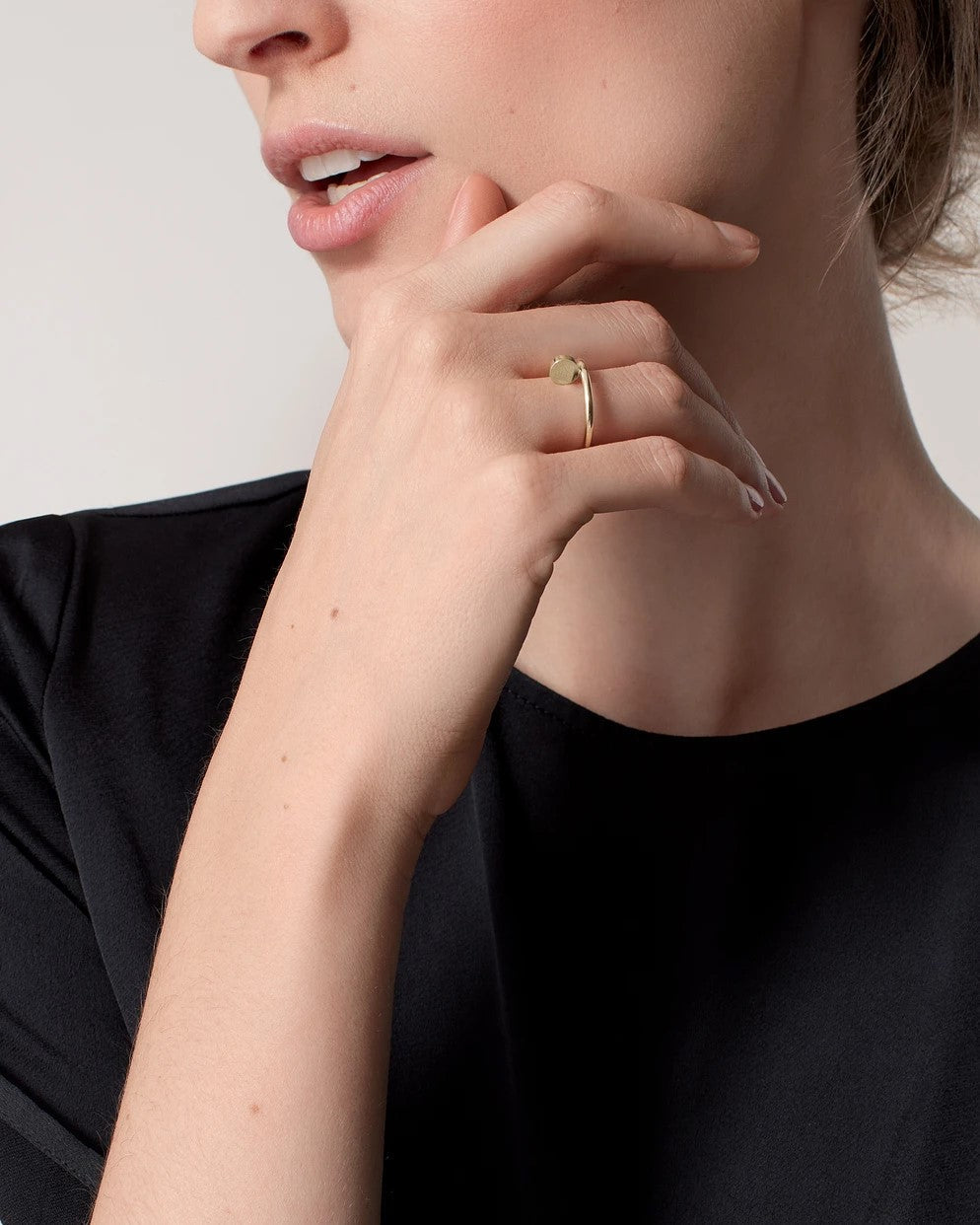 Stainless Steel Nail Ring for Women | Modern Statement Jewelry