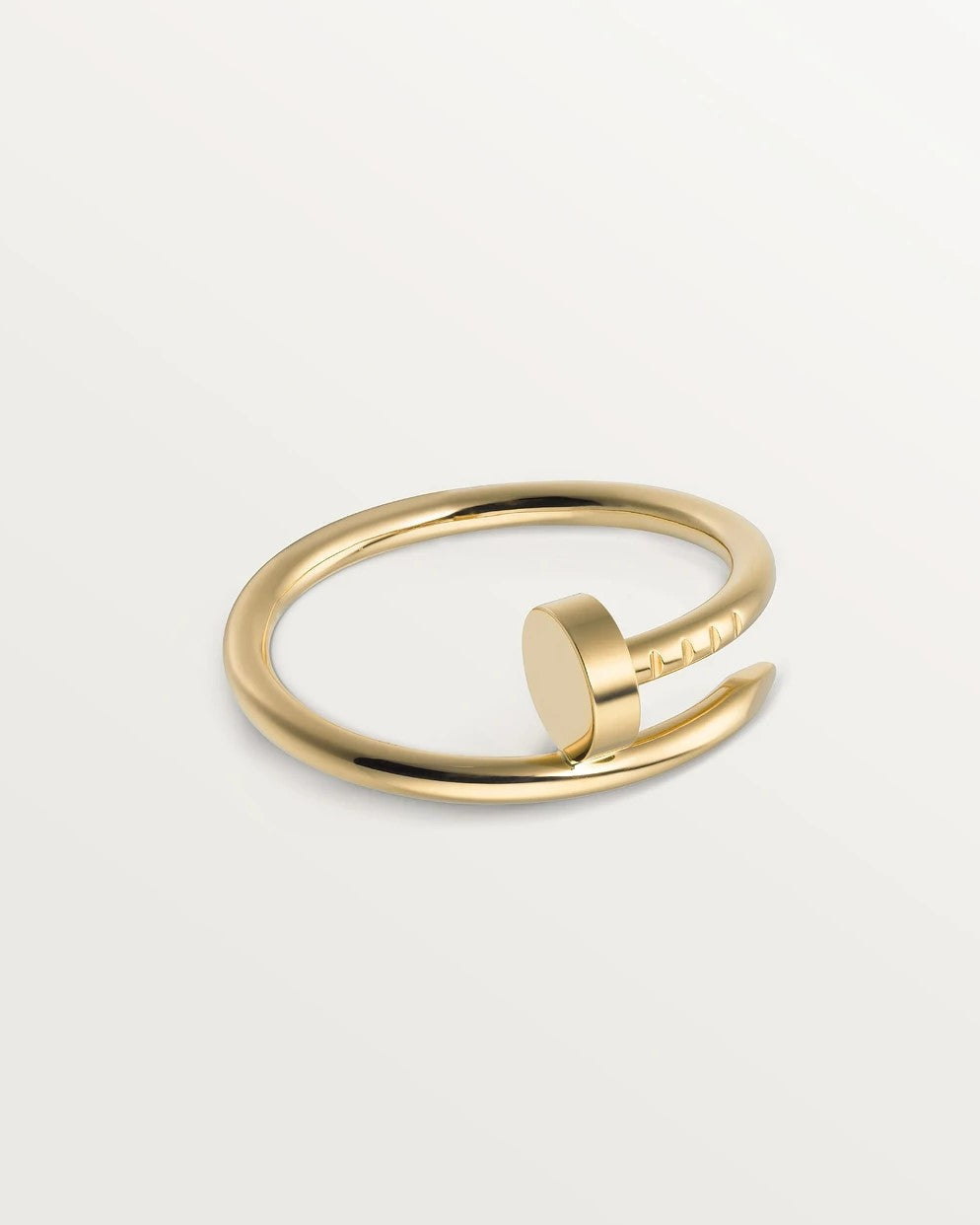 Stainless Steel Nail Ring for Women | Modern Minimalist Design
