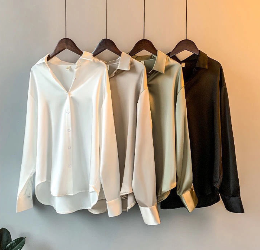 Long Sleeve Blouse for Women – Elegant Classic Top