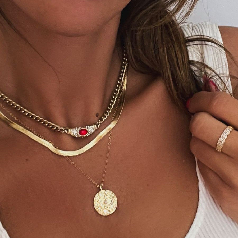 Necklace for Women | Waterproof Diamond Simulant Pendant