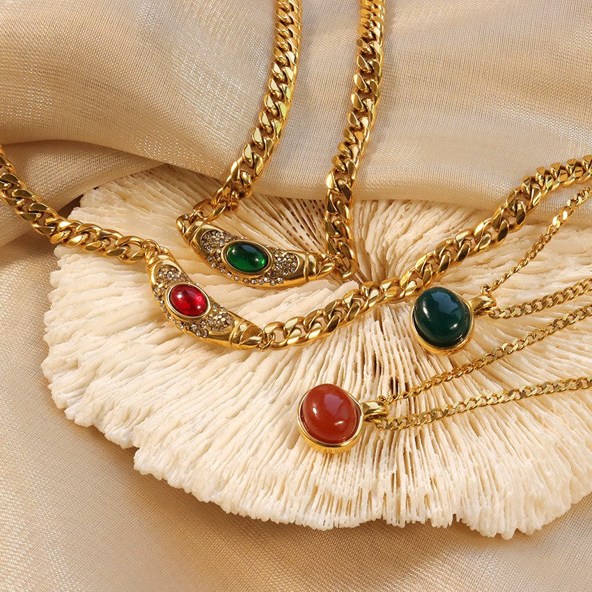Necklace for Women | Waterproof Diamond Simulant Pendant